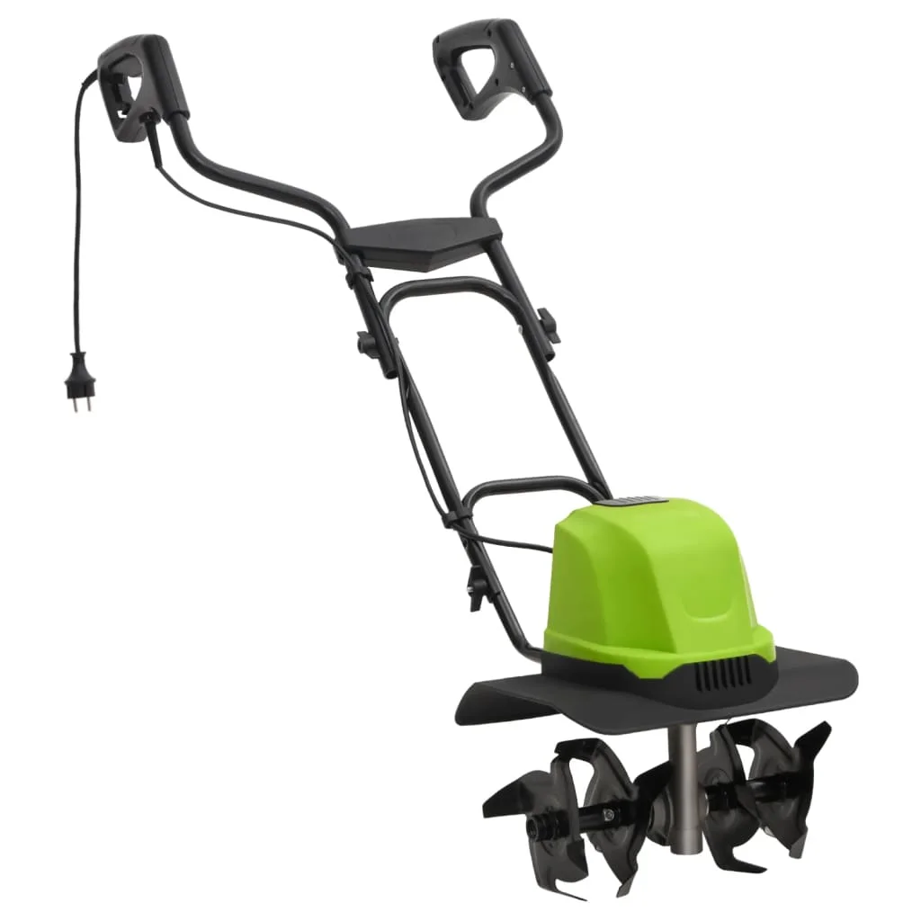 vidaXL elektrisk jordfräs 800 W med fyra böjda knivar